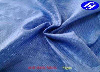 China 74gsm Thin Light Jacquard Anti Static Polyester Fabric for sale