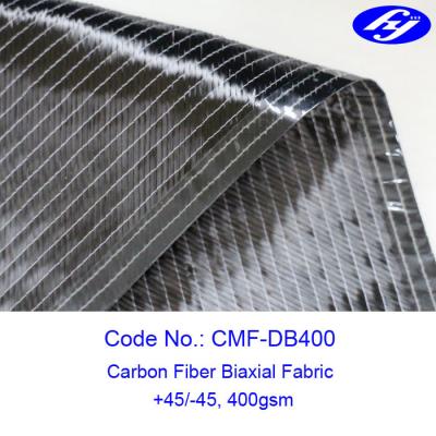 China grueso multiaxial de la tela los 0.4MM de la fibra de carbono 400GSM para la cuchilla del viento en venta