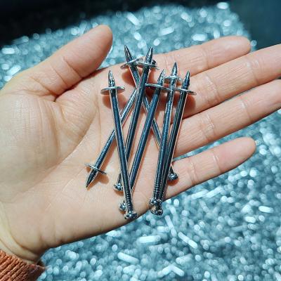 China Drive Pin Shooting Nail Gun Nails Zinc Coated With Silver Color for sale