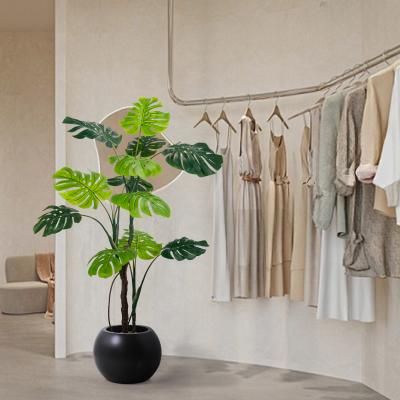 China 130/160/200/240cm Größen Realistische PE-Blätter künstliche Monstera-Pflanze für tropische Inneneinrichtung zu verkaufen
