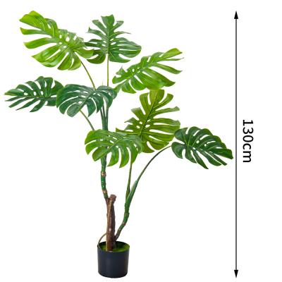 China 130/160/200/240cm Größen Realistische PE-Blätter künstliche Monstera-Pflanze für tropische Inneneinrichtung zu verkaufen