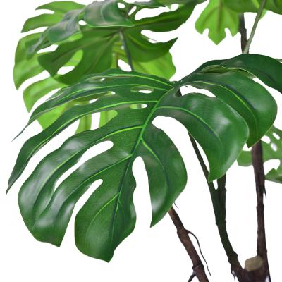中国 160cm/200cm/240cm モンステラ 人工観葉植物 デリシオサ 密な葉 販売のため