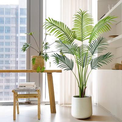 Κίνα Τεχνητή φοινικιά Areca 6FT - Φυτό φοίνικα που μοιάζει με τη ζωή, Ψεύτικο τροπικό φυτό Areca δαπέδου, Ψεύτικα μεταξωτά μεγάλα τεχνητά φυτά για εσωτερική διακόσμηση γωνίας σαλονιού προς πώληση