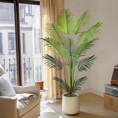 Κίνα Τεχνητή φοινικιά Areca 6FT - Φυτό φοίνικα που μοιάζει με τη ζωή, Ψεύτικο τροπικό φυτό Areca δαπέδου, Ψεύτικα μεταξωτά μεγάλα τεχνητά φυτά για εσωτερική διακόσμηση γωνίας σαλονιού προς πώληση