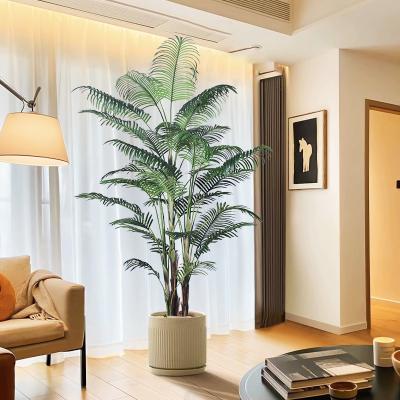 China 5 Fuß 6 Fuß 7 Fuß künstliche tropische Palmenpflanze, künstlicher Palmenbaum, vorgepflanzte künstliche Grünpflanze für Haus, Wohnzimmer, Außenbereich, Terrasse, Büro, Zuhause zu verkaufen