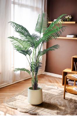 China 5 Fuß 6 Fuß 7 Fuß künstliche tropische Palmenpflanze, künstlicher Palmenbaum, vorgepflanzte künstliche Grünpflanze für Haus, Wohnzimmer, Außenbereich, Terrasse, Büro, Zuhause zu verkaufen