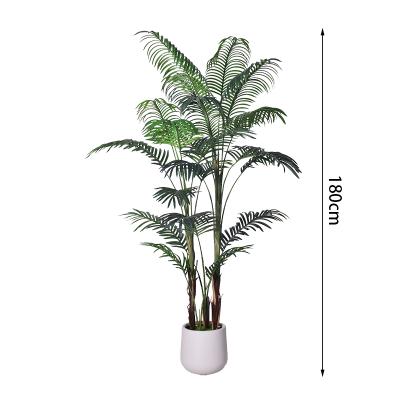 China 5 Fuß 6 Fuß 7 Fuß künstliche tropische Palmenpflanze, künstlicher Palmenbaum, vorgepflanzte künstliche Grünpflanze für Haus, Wohnzimmer, Außenbereich, Terrasse, Büro, Zuhause zu verkaufen