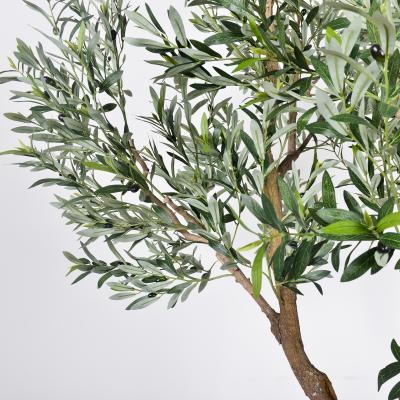 China Venda de fábrica de oliveira planta artificial - Árvores de oliveira artificiais realistas por atacado para casa e escritório à venda