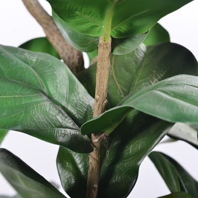 中国 卸売人工植物サプライヤー マルチステム 7.3フィート 8.6フィート フェイクフィドルリーフイチジクの木 ホームリビングルーム オフィス装飾用 販売のため