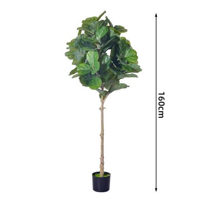 中国 人工植物工場 160cm シルク製フェイクフィドルリーフイチジクの木、リアルなご自宅やオフィス装飾用、カスタムサイズあり 販売のため
