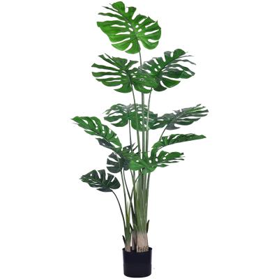 中国 人工植物メーカー 本物そっくり 6フィート モンステラ植物 家庭とオフィスの装飾用 販売のため