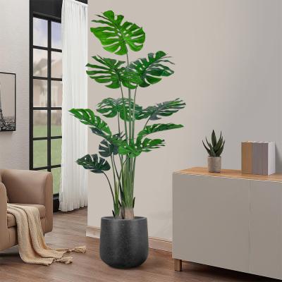 中国 人工植物メーカー 本物そっくり 6フィート モンステラ植物 家庭とオフィスの装飾用 販売のため