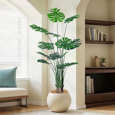 中国 人工植物メーカー 本物そっくり 6フィート モンステラ植物 家庭とオフィスの装飾用 販売のため