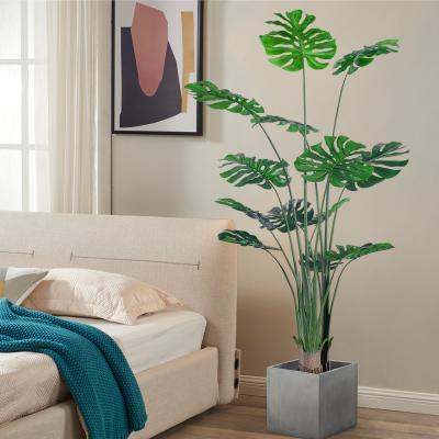 中国 人工植物メーカー 本物そっくり 6フィート モンステラ植物 家庭とオフィスの装飾用 販売のため
