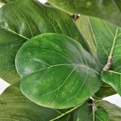 China artificial fiddle leaf fig plant , 4ft/5ft/6ft/7ft Ficus Lyrata Fake Tree Artificial Tree Indoor Decor for Home Office Living Room Decoration Modern for sale