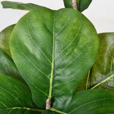 China artificial fiddle leaf fig plant , 4ft/5ft/6ft/7ft Ficus Lyrata Fake Tree Artificial Tree Indoor Decor for Home Office Living Room Decoration Modern for sale
