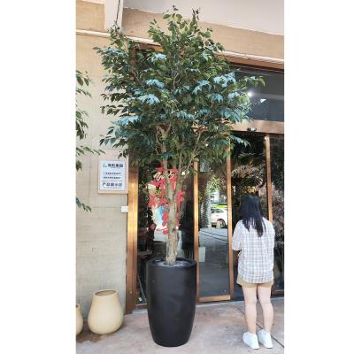 China Indoor/Outdoor Faux Silk Plant 2.8m 9.3ft Ficus Artificial Tree For Home, Office, Living Room, And Garden Decor for sale