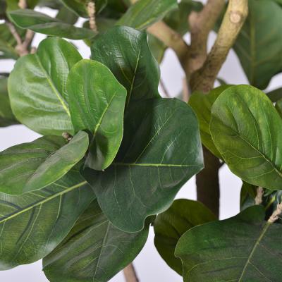 China Multi-Stem 7ft Artificial Ficus Lyrata Faux Fiddle Leaf Fig Plant For Lobby Apartments hotel decolation for sale