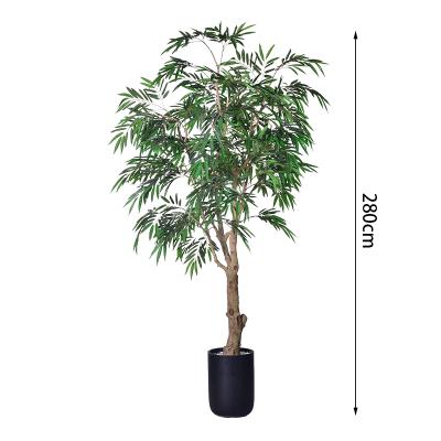 Chine Vente d'usine : Faux figuier pleureur artificiel en pot de 280 cm pour une décoration intérieure élégante à vendre