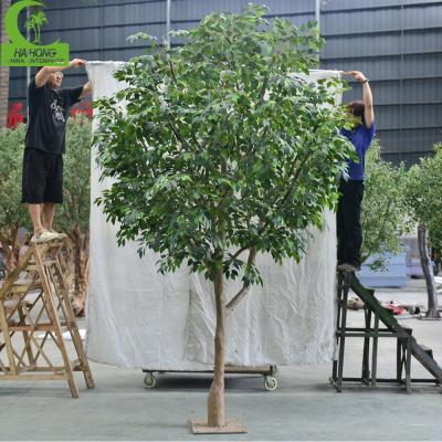 China Artificial Bayan Tree Large Evergreen Ficus Tree Artificial Tree Artificial Large Decorative Indoor Tree for Wedding Decoration for sale
