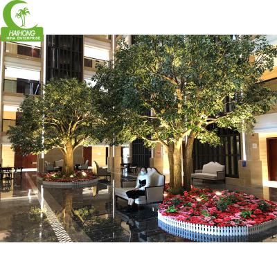 China Artificial Bayan Tree Large Evergreen Ficus Tree Artificial Tree Artificial Large Decorative Indoor Tree for Wedding Decoration for sale