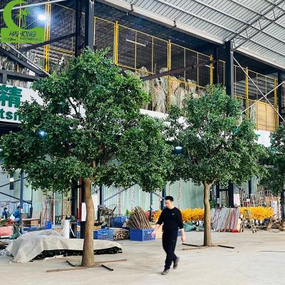China Artificial Bayan Tree Large Evergreen Ficus Tree Artificial Tree Artificial Large Decorative Indoor Tree for Wedding Decoration for sale