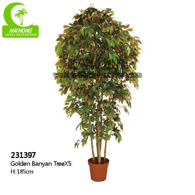 China Luxury Height 170cm Artificial Ficus Tree For House Decoration for sale