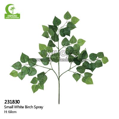 China Fire Retardant 60cm Height Artificial Tree Branches , Artificial Birch Leaves Silk for sale