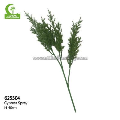 China Anti Fading Anti UV Artificial Tree Branches Cypress Spray For Landscaping Decoration for sale