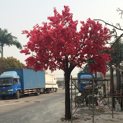 China Lush Cherry Artificial Landscape Trees Exhibition Decorative for sale