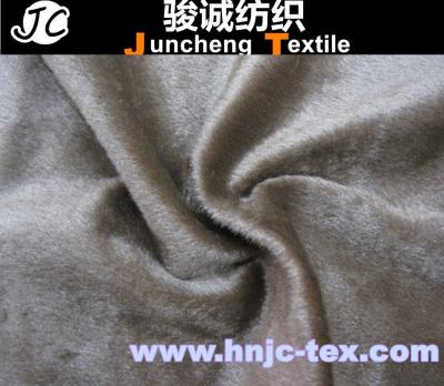China Shiny Polyester Short Pile Velboa Fabric Solid short pile for sofa upholstery polyester for sale