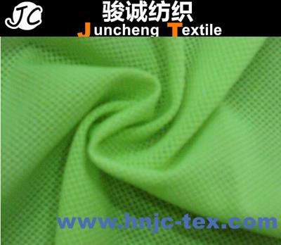 China 100% polyester tricot mesh fabric golden brushed tricot for Sportswear Track Suits/apparel for sale