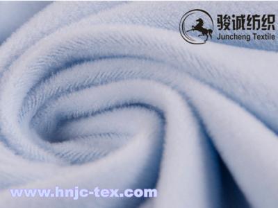 China 75D/144F Custom solid 1mm pile high super soft minky velboa blanket fabric for baby for sale