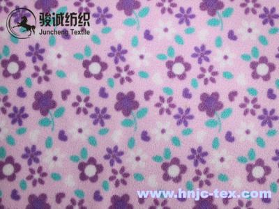 China Hot Sell custom solid with various pattern polar fleece baby blanket fabric for bedding for sale