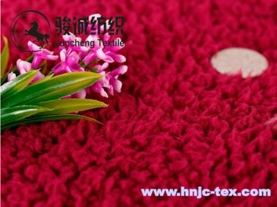 China Hot sell lamb wool fabric/velveteen for pajamas fabric and apparel for sale