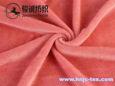 Warm woven mirco velvet/ poly spun velour for undergarment and apparel fabric
