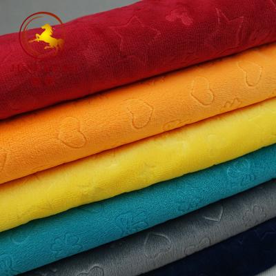 China Fast delivery minky fabric korean wholesale for baby blanket à venda