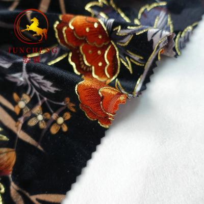 China wholesale burnout 100% silk velvet fabric for sale