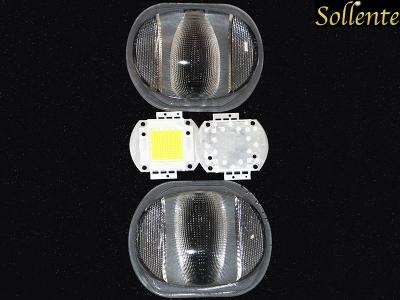 China Road Light COB LED Modules With Wide Angle 160*70 Degree Glass Lens for sale
