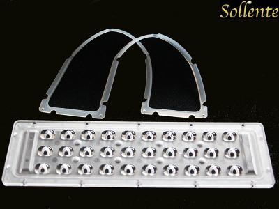 China Cree Optical LED Lens Array Replacement Type 2 30W 78*132 Degree for sale