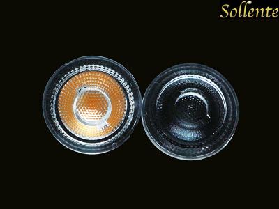 China Custom 93% Transmittance Clear COB LED Lens / 38 degree Spot Light Lens for sale