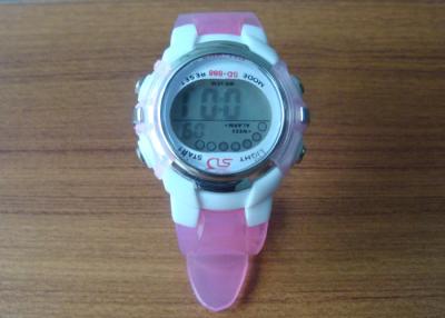 China Pink jelly bracelet watch / quartz jelly watch / jelly watch silicon for girls with alarm for sale