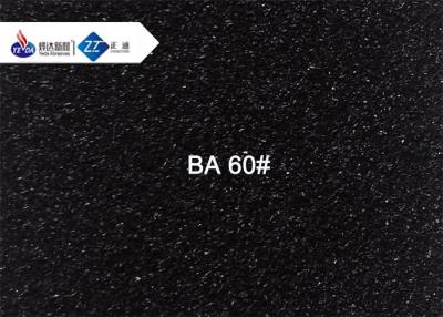 China 8.0 Mohs Black Aluminum Oxide Abrasive , 3.50g / Cm3 Aluminium Oxide Blasting for sale