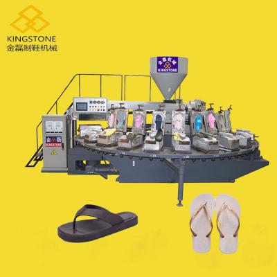 China 24 estaciones Flip Shoe Sole Machine y Mold Flip Flop en venta
