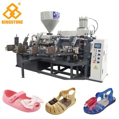 Chine Le cristal chausse la pantoufle faisant la machine, machine de moulage injection de sandale de chaussure de gelée d'enfants de PVC à vendre