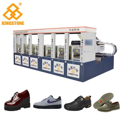 China Hydraulic Compression Moulding Rubber Sole Making Machine Static Type Save energy for sale