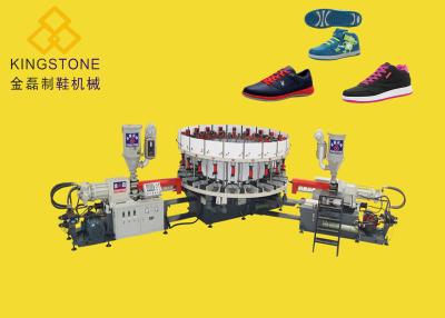 China Single / Double Color Soles PVC Shoes Making Machine For Sneaker Outsoles Winter Shoes for sale