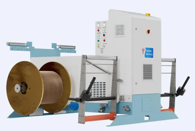 High Speed 500mm Buncher Bunching Pair Twisting Machine Auto Coiling Twisting Machine From Fuchuan Machinery