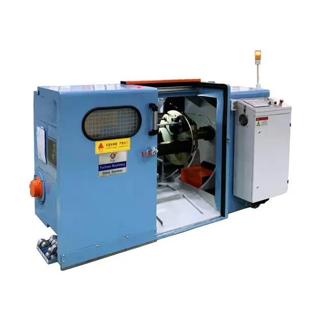 Fuchuan 400b High Speed Bunching Machine for Fine Copper Wire Stepless Twisting Pitch Adjusting Cable Machines