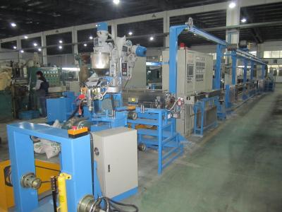 China Flexible Wire Extruder Machine , Sheathed Wire Cable Extrusion Machine for sale